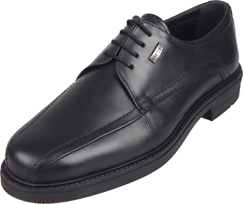 Northway 172 Δερμάτινα Ανδρικά Casual Παπούτσια Μαύρα