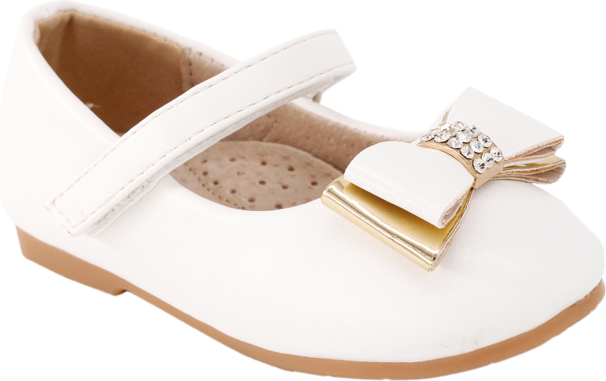 Fenecia Παιδικές Μπαλαρίνες με Σκρατς Λευκές