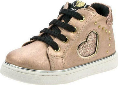 Asso Παιδικό Sneaker High για Κορίτσι Ροζ