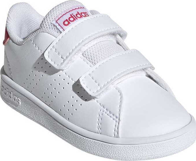 Adidas Παιδικό Sneaker Advantage I με Σκρατς για Κορίτσι Λευκό