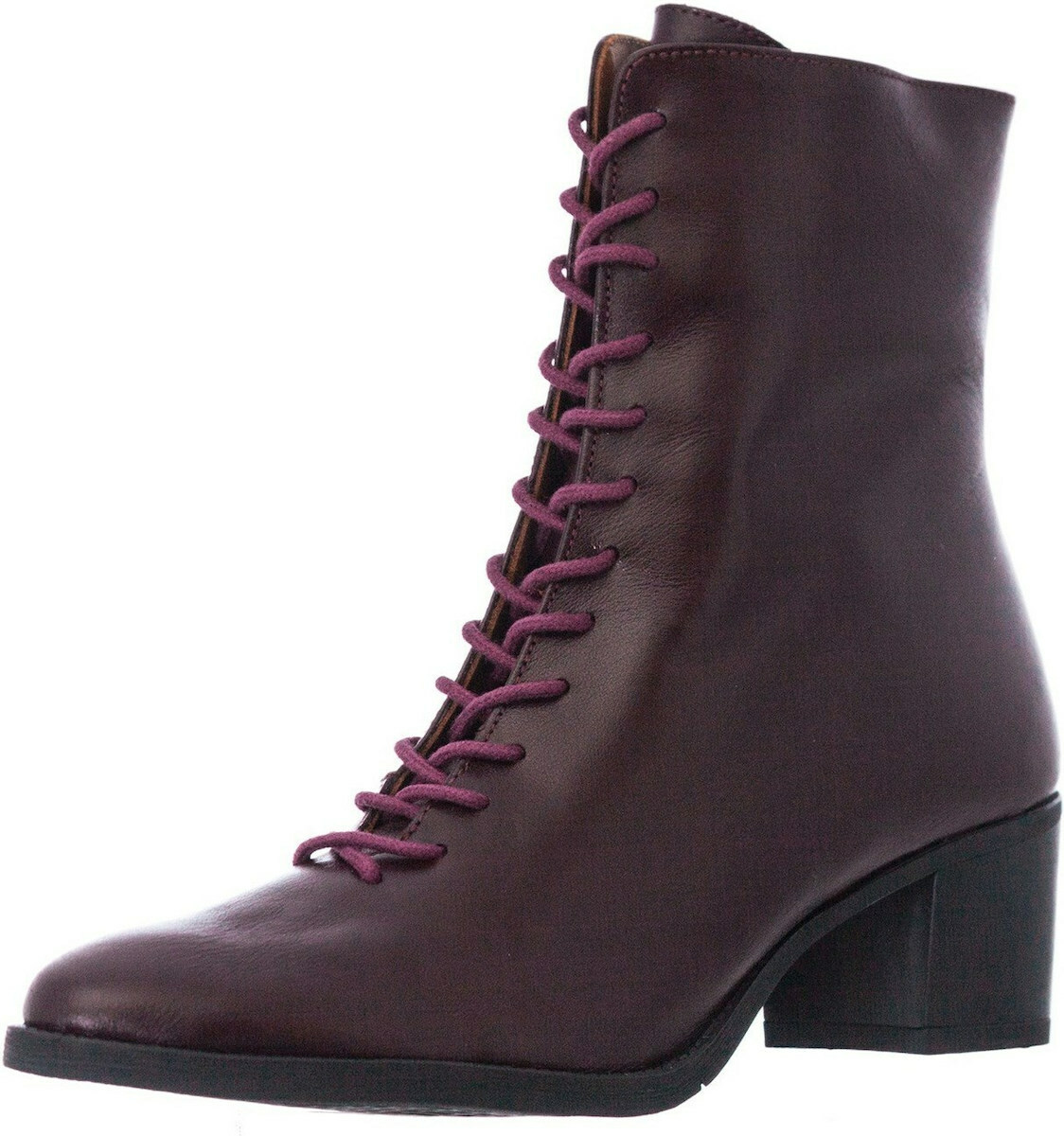 Adam's Shoes Anatomical Leather Boots in Bordeaux Color