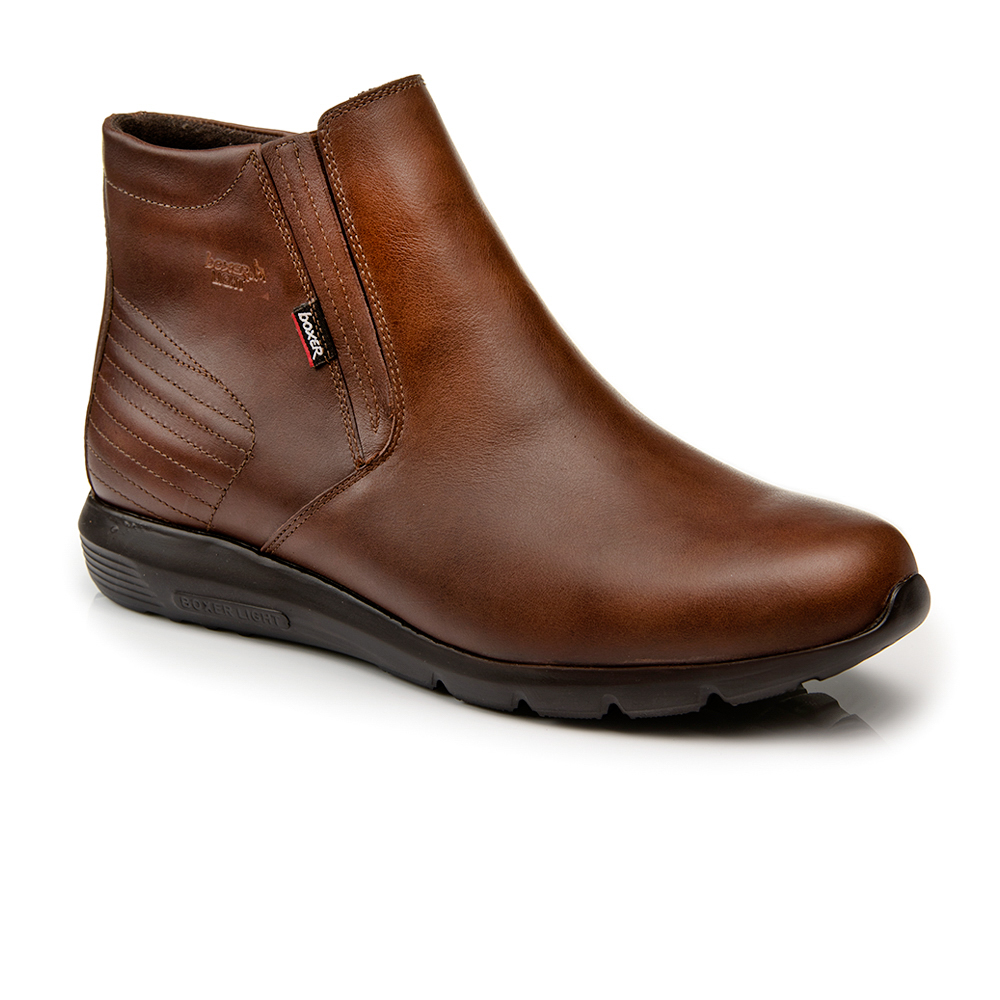 Boxer Δερμάτινα Ταμπά Ανδρικά Μποτάκια