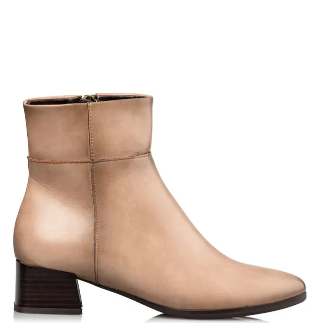 Envie Γυναικεία Μποτάκια   Μπέζ