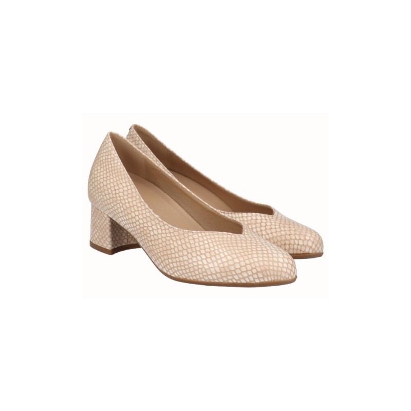 D'chicas Γυναικείες Γόβες  σε μπέζ χρώμα