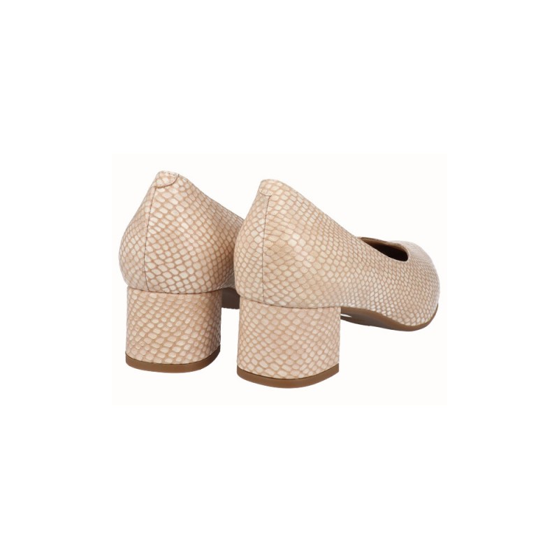 D'chicas Γυναικείες Γόβες  σε μπέζ χρώμα